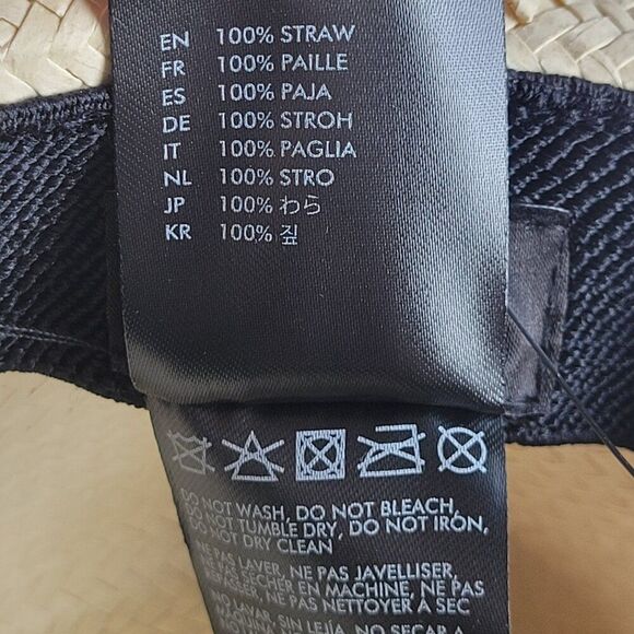 BRIXTON Women's Natural Valley Sun Hat One Size Fedora Straw Packable - Picture 6 of 8